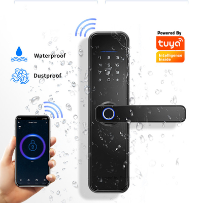 ضد آب Smart Tuya APP امنیت وای فای اثرانگشت خانه درب فضای باز کارت کد قفل درب
